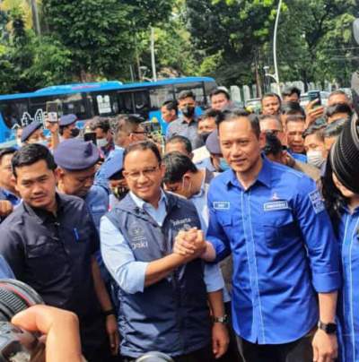 Anies Baswedan Disambut Hangat Ketum Partai Demokrat