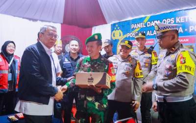 Pastikan Idul Fitri Aman, Benyamin Tinjau Pos Pantau Lebaran