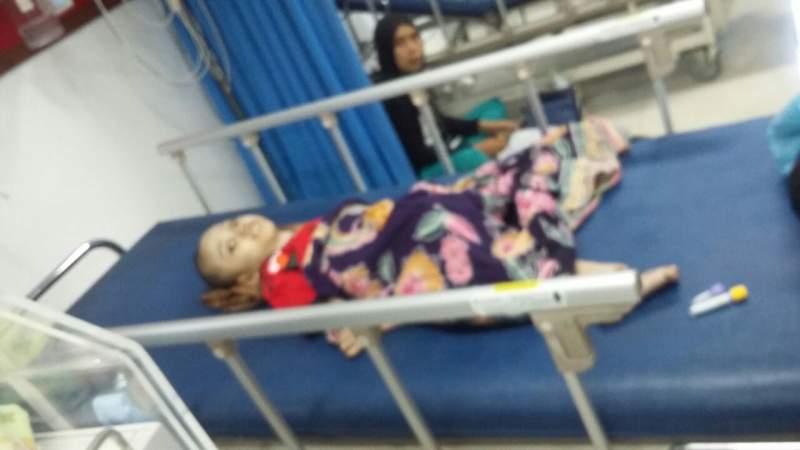 Adriansyah (10) bocah penderita Hydrocephalus 