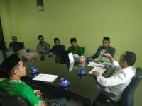 IPNU Banten saat beraudiensi dengan Wakil Bupati Lebak Ade Sumardi.