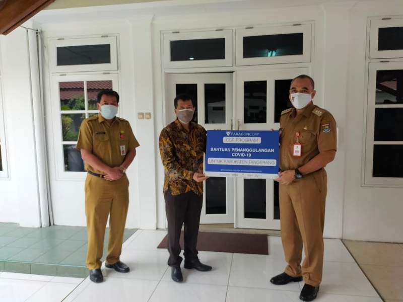 Zaki Terima Bantuan Tempat Tidur untuk Pasien Covid-19 dari PT. Paragon