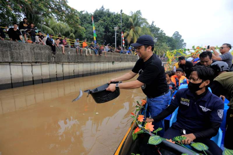 Keseruan Festival Cisadane, Mulai Dari Mancing Lele hingga Riding Bareng Wali Kota
