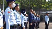 Pegawai Lapas Cilegon Dilatih Pembinaan Fisik, Mental dan Disiplin