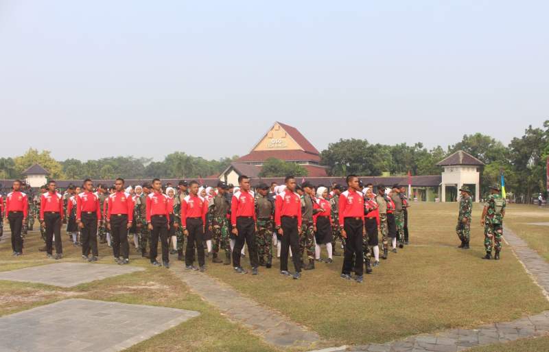Sambut HUT RI Ke-78, Kodim 0510/Tigaraksa Gelar Latihan Paskibraka