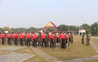 Sambut HUT RI Ke-78, Kodim 0510/Tigaraksa Gelar Latihan Paskibraka