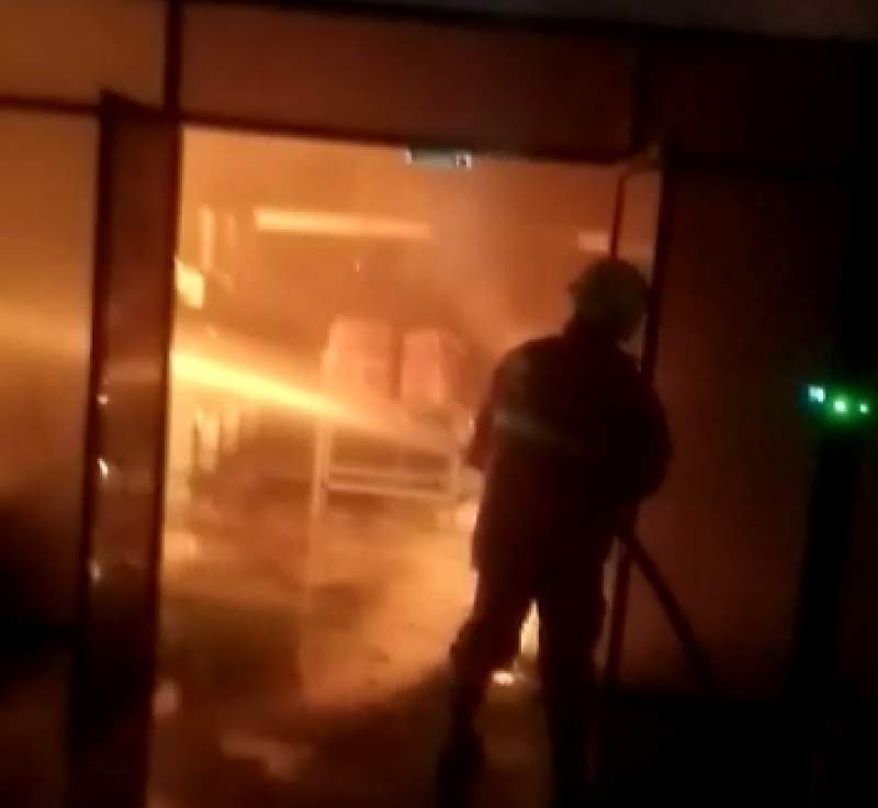 PT. Thiansun Kawasan Turbin Bitung Dilalap Si Jago Merah