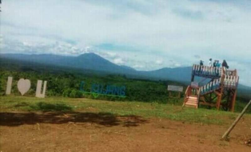 Lokasi wisata Cikujang di Kecamatan Gunung Kencana, Kabupaten Lebak.