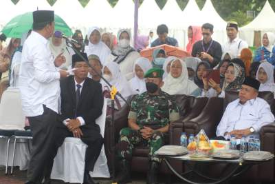 Kasdim 0510/Tigaraksa Bersama Sekda Buka Expo Tangerang Religi