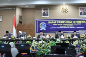 Sidang Paripurna Istimewa HUT Ke-5 Kota Tangsel