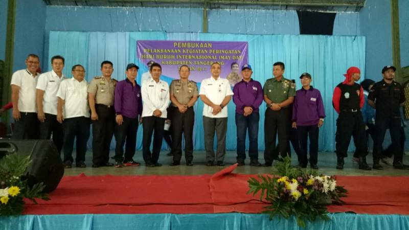 Zaki Hadiri Rangkaian Peringatan Hari Buruh Internasional