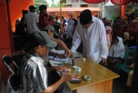 Ribuan Warga Pandeglang Terima Kartu Sakti Jokowi Dibagikan