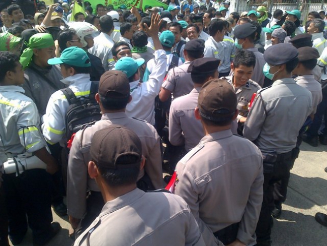 Aksi Nyaris Ricuh Warnai Unjuk Rasa SPIJ