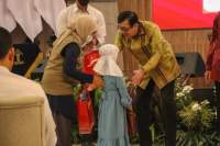 . Santunan diberikan langsung oleh Menteri Hukum dan HAM Yasonna, H. Laoly. Pada Kamis, (16/03/2023).