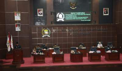 Rapat Paripurna DPRD, Walikota Serang Optimis RPJMD dan Dana Cadangan Bisa Tercapai