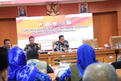 Jelang Nataru, PJ Bupati Tangerang Pimpin Rakor Dengan Forkopimda