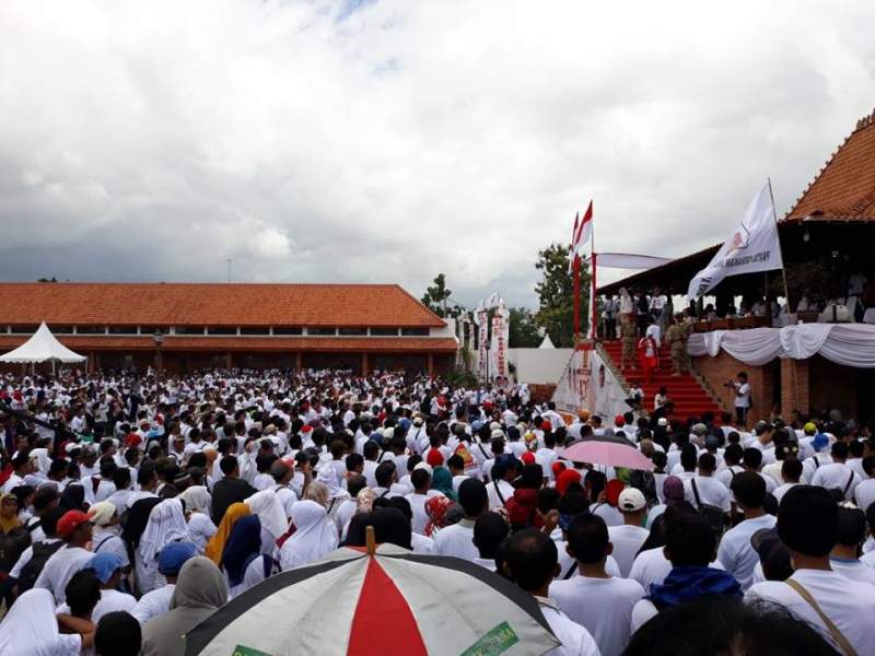 Ratusan Kader Gerindra Memperingati HUT Ke-10 Partai Gerindra