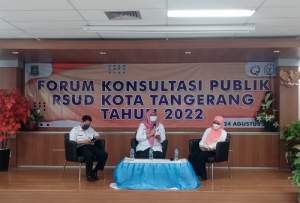 Forum Konsultasi Publik (FKP) RSUD Kota Tangerang, Targetkan Indeks Kepuasan Pelayanan Publik 100 Persen