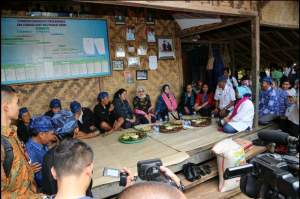 Istri Wakil Presiden RI Jusuf Kalla, Mufidah Kalla melakukan kunjungan kerja ke Provinsi Banten untuk memberikan pengarahan 