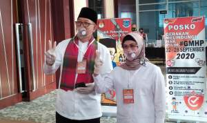  Paslon Pilkada Tangsel nomor urut dua, Siti Nur Azizah-Ruhamaben.