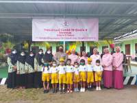 Polsek Belinyu bersama TK Kemala Bhayangkari 03 Gelar Vaksinasi