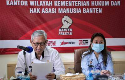 Kanwil Kemenkum HAM Banten Serahkan RK Kepada 324 Napi