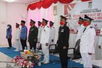 HUT RI Ke 76 Tahun, Pemerintah Kecamatan Pakuhaji Ikuti Detik-Detik Proklamasi Secara Virtual