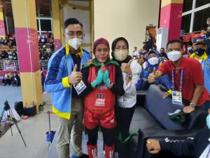 Kado Hut Banten, Mia Amalia Atlet Muaythai asal Banten Raih Emas di Pon XX Papua