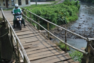 Perbaikan Jembatan Sapang Bitung Dianggaran Tahun 2014