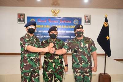 Letkol Laut (P) Aan Sebayang Jabat Danlanal TBA