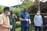 Hari Kedua PSBB, Zaki Keliling Cek Point Di Teluknaga