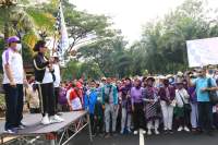 Awali Rangkaian HUT Kab. Tangerang Ke-390, Sekda Lepas Gerak Jalan Santai