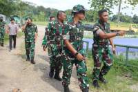 Dandim 0510/Trs Dampingi Danrem 052/Wijayakrama Tinjau Kawasan Food Estate