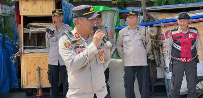 Kapolsek Tigaraksa Pimpin Apel Pengamanan Aksi Unras