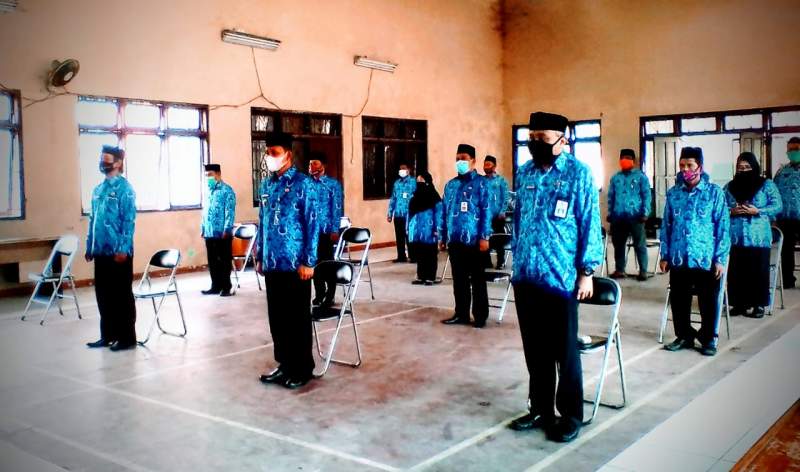 Camat Sukadiri Gelar Upacara Peringatan Hari Kesaktian Pancasila Secara Virtual