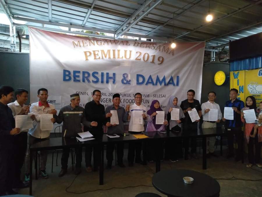 Seruan Bersama, Masyarakat Koalisi Banten Kawal Pemilu Jaga Suara