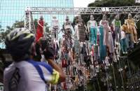 Instalasi Seni di Sao Paulo, Brasil. (Reuters)