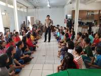 Program Tangerang Terang (PJU) di Jalan Raya KH Hasyim Ashari, Kota Tangerang.
