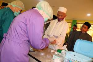 Kafilah MTQ XVII Asal Kabupaten Tangerang Jalani Rapid Test