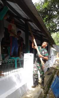 TMMD Kodim 0601/Pandeglang Kejar Target Perehaban Masjid