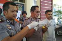 Barang bukti sabu yang berhasil diamankan oleh kepolisian