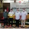 Dari kiri, Zulfikar Muharrami (Ketua KORMI Palembang mewakili Ketua KORMI Sumsel), Deputi Kemenpora bidang Pembudayaan Olaharaga, Hayono Isman (Ketua Umum KORMI ) Samuel Samson (Ketua Panitia Fornas)