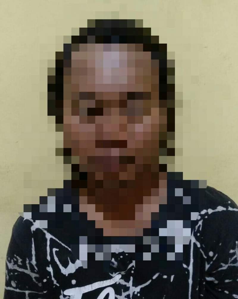 Lagi Asyik Makan, Pelaku Dugaan Pencabulan Dibawah Umur Diamankan Polres Serang Kota