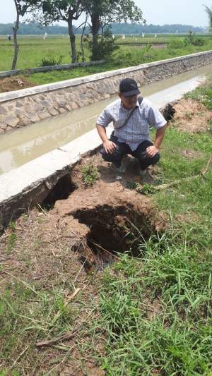 Irigasi Desa Bojong Cae Rusak Butuh Perbaikan