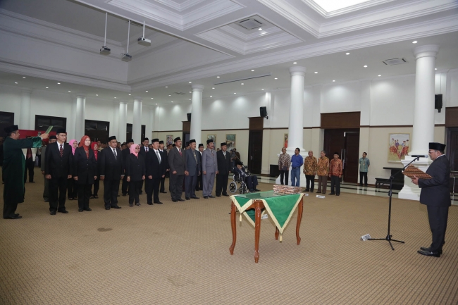 Plt Gubernur melantik Eselon II di lingkungan Provinsi Banten