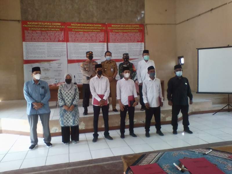 Dua Desa di Kecamatan Sukadiri Gelar Deklarasi Damai Pilkades