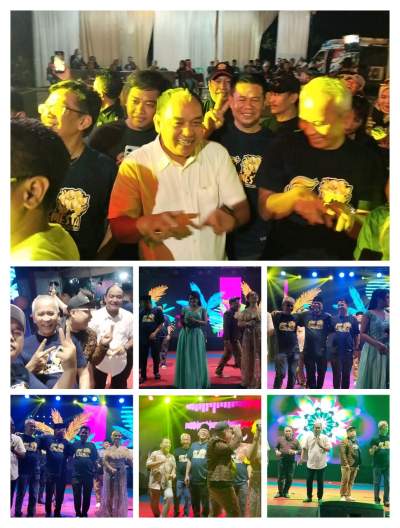 Pelawak Azis Gagap Ramaikan&nbsp; Acara Anniversary 5th Semesta