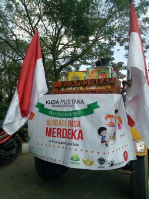 Akhirnya, Kusmayadi dan Kuda Pustaka Keliling Banten