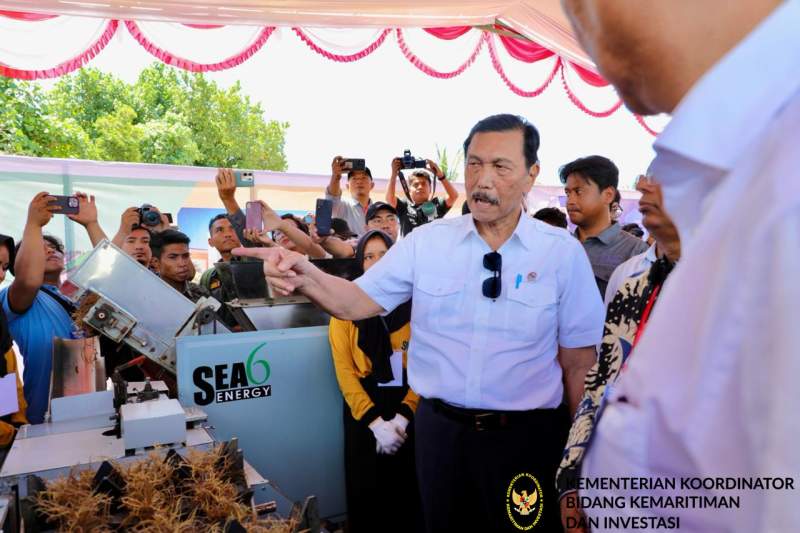 Menko Marves Luhut Binsar Pandjaitan.