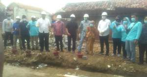 Ground Breaking, Melalui Program Kolaborasi RTLH di Desa Ketapang Mulai Dibangun
