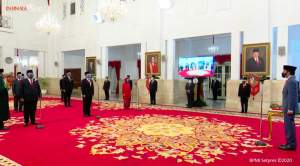 Presiden Jokowi Lantik Menteri dan Wamen Kabinet Indonesia Maju